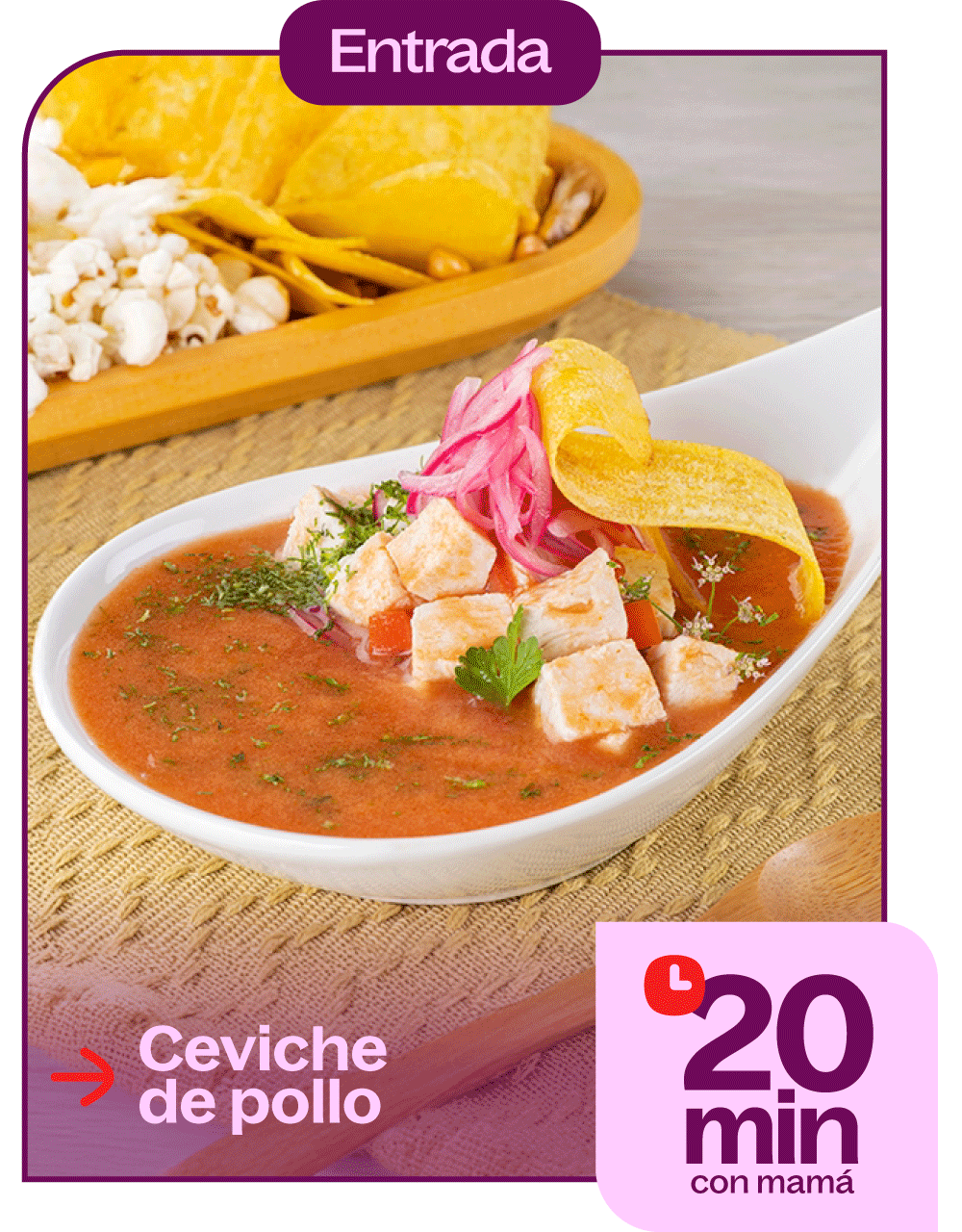 Ceviche de pollo
