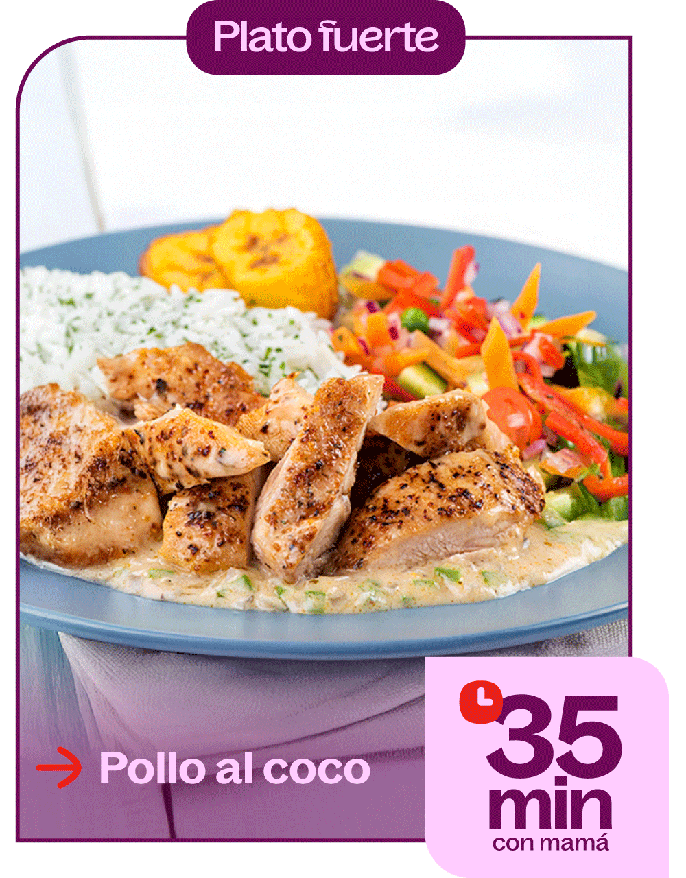 Pollo al coco