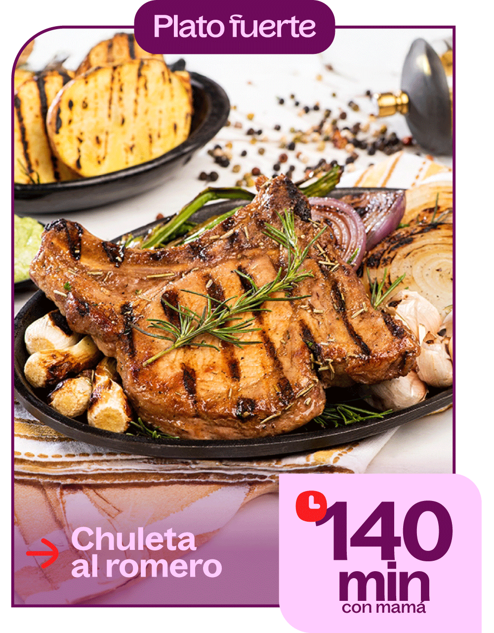 Chuleta al romero
