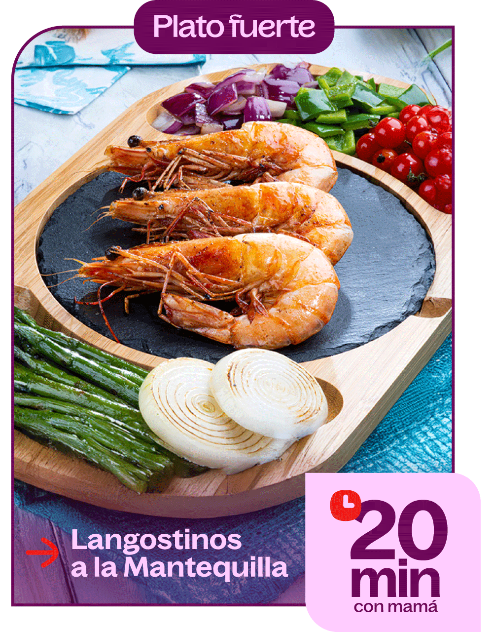 Langostinos a la mantequilla